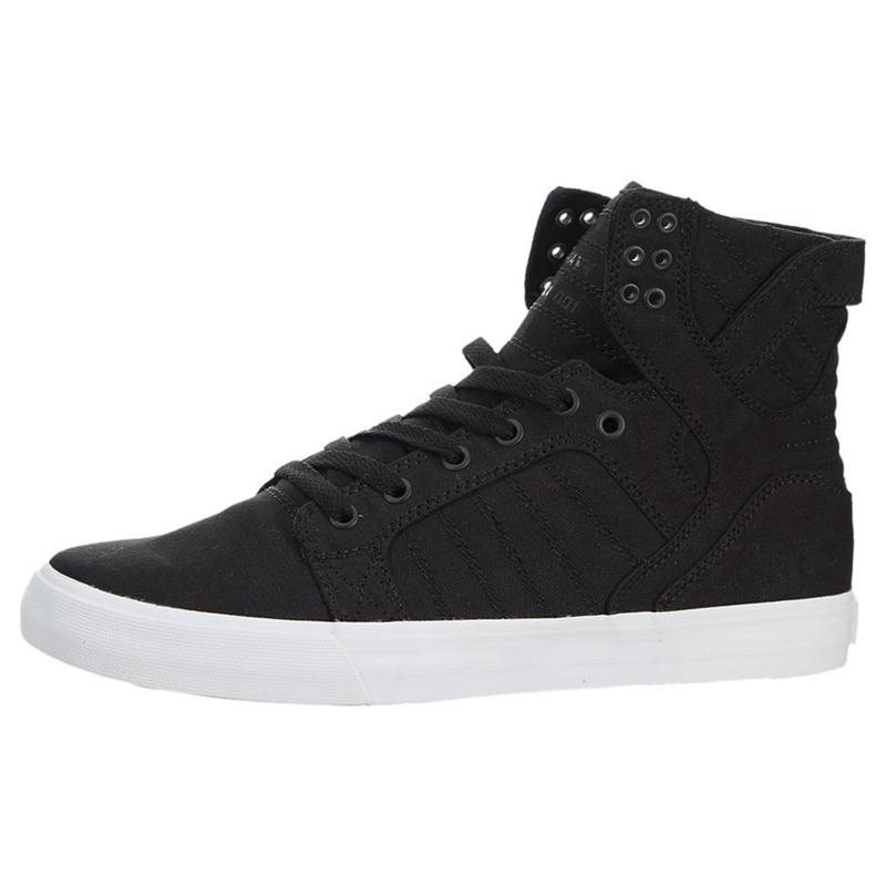 Buty Supra SKYTOP D - Sneakersy Wysokie Damskie - Czarne (UGKS-14809)